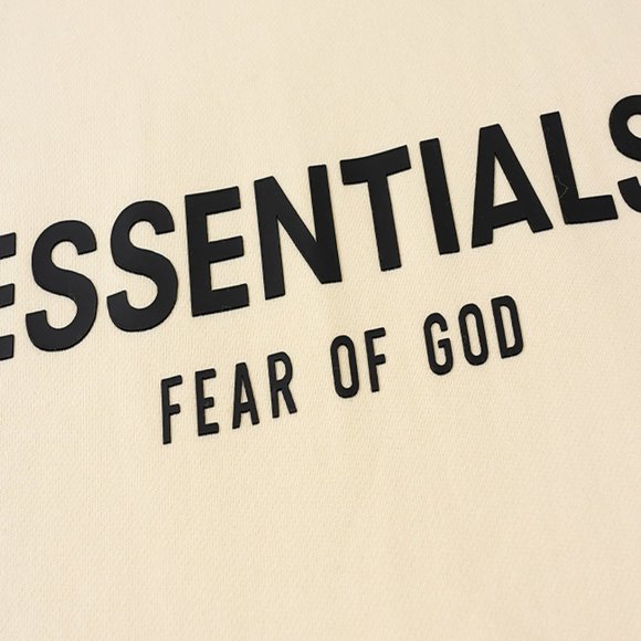 Fear Of God Essentials Pull-Over Cream Crewneck - Picture 9 of 13